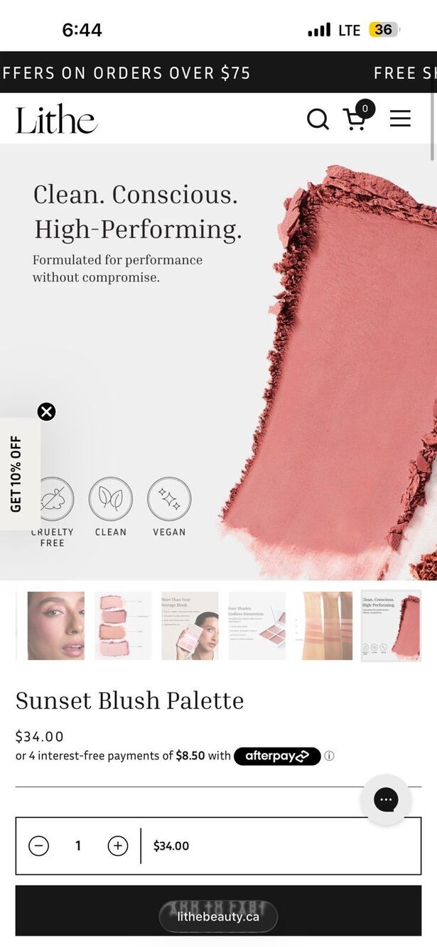 Lithe Blush Pallete - Picture 6 of 6